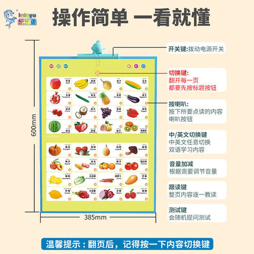 宙颗早教机幼儿启蒙点读机学习机可充电会发声书有声读物玩具挂图 31面有声点读本-充电款