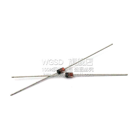 Dafuri Voltage Zener Diode 1W 6.2V 6V2 1N4735 IN4735 Direct Plug Glass Zener Diode (50 pcs) Default