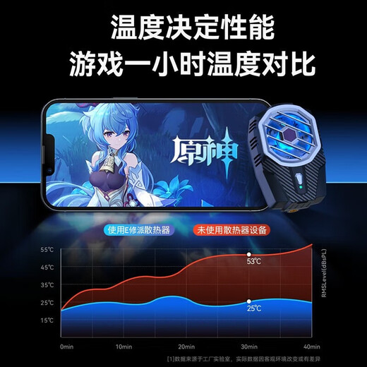 Funre Mobile Phone Radiator полупроводниковые охлаждающие охлаждающие охлаждение охлаждение задняя зажимная скорлупа вентилятор охлаждение куриное питание артефакт водяной охлаждение, подходящее для Apple 16 Huawei 15 беспроводной жидкий охлаждающий вентилятор Горячий пластинка Необходимо подключить 丨 1200 мАч батареи 丨 Амбиент.
