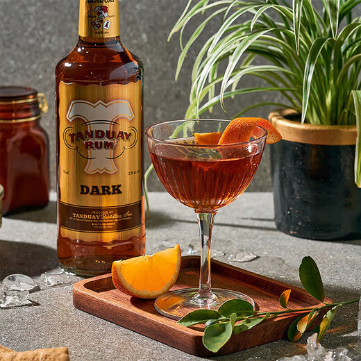 Tanton Rum Mojito Cocktail kostenlos kubanische Getränke Basis Wein Backwein Philippinen Originalflasche importiert schwarze Rum 750 ml 1 Flasche 40%vol