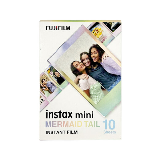 FUJIFILM instant photo paper is suitable for miniSE/11/12/99 white edge/color edge photo paper SQ square WIDE wide series photo paper mini mermaid 10 sheets