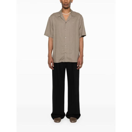 安普里奥·阿玛尼（Emporio Armani） 奢侈品 男士 EM000593AF12356/U6189 衬衫 卡其色 20 | L