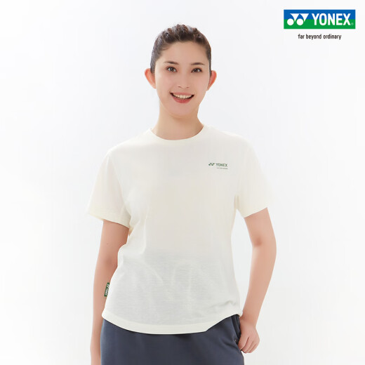 尤尼克斯（YONEX） 16833CR16835CR 25SS自然环保系列男女款运动T恤 橄榄绿 16833CR(男款) 2XL