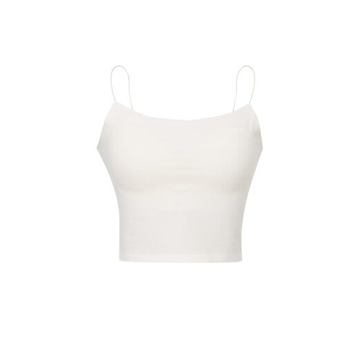 Ainos Essi 2025 Summer New Short Slim Inner Matching Versatile Base Bra Beautiful Back Sling Vest Women 50625297 White One Size M