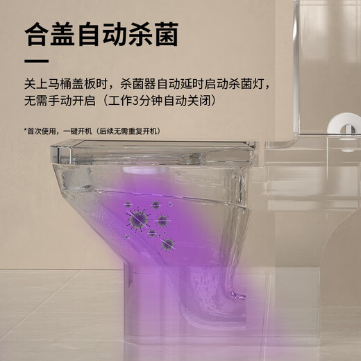 Intelligent induction toilet disinfection sterilizer toilet sterilizer disinfection lamp ultraviolet sterilizer deodorization and odor induction luxury model domestic ultraviolet sterilization 99.9% sterilization