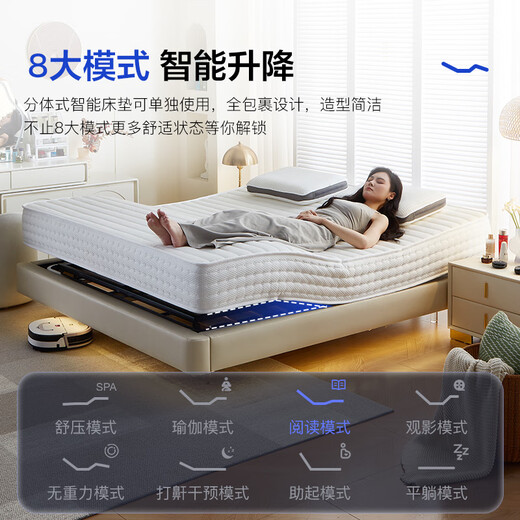KELISITING智能电动床垫多功能床垫1.8*2.0米白天鹅尊享版C902