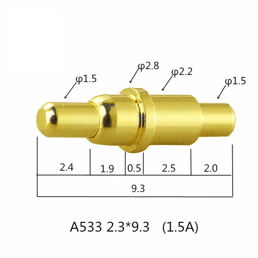 Magnetische Feder Dimble Stromnadel Pogopin Leitfähiger Kontaktfeder -Sondenstift Teleskop elastischer Kupfer Dimble A719