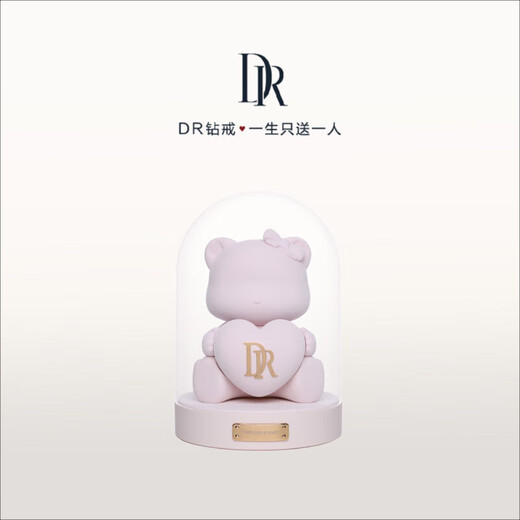 DR Confession Bear Rona Confession Proposal Gift Wedding Scene Props Gift for Girlfriend Valentine’s Day Gift