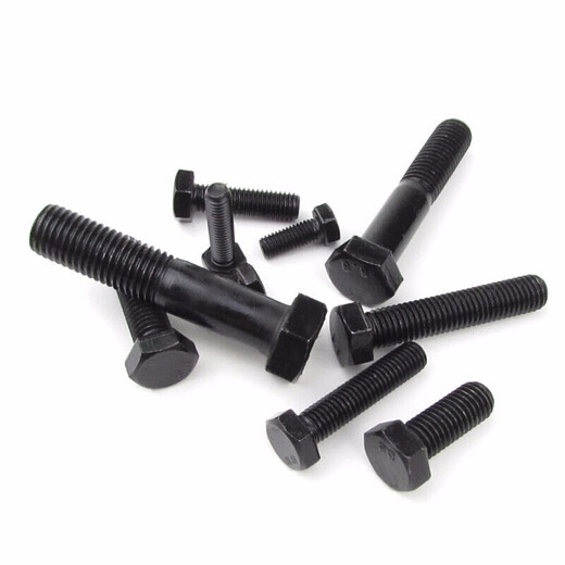 Jishuo M24/M27-72 GB5782 Black Hexagonal Screws Grade 8.8 High Strength Hexagonal Bolts M48*200