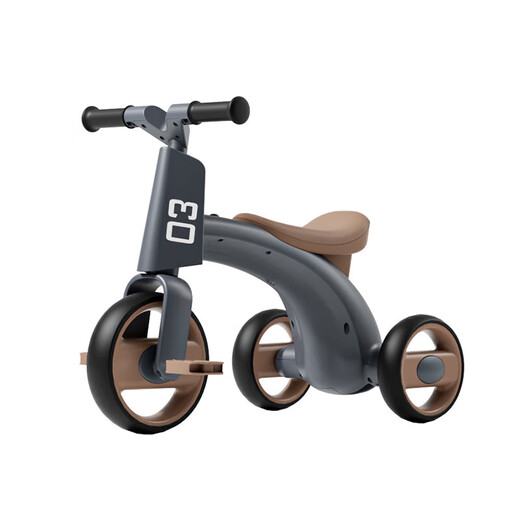 
MG.JRS German brand children's tricycle for men and women's baby balance bikes with anti-slip anti-turn with music and lighting gifts. Gray [1-3 years old] Children's Day holiday gifts