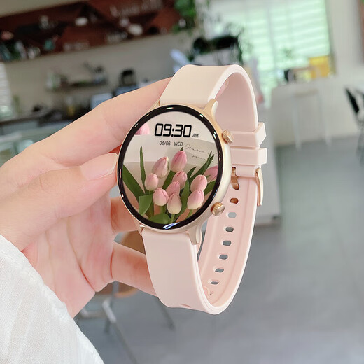 小米机通用Watch S4智能运动手表女接打电话监测血压心率健康手环 主图款粉玫金【蓝牙通话+运动计步+天气+diy壁纸