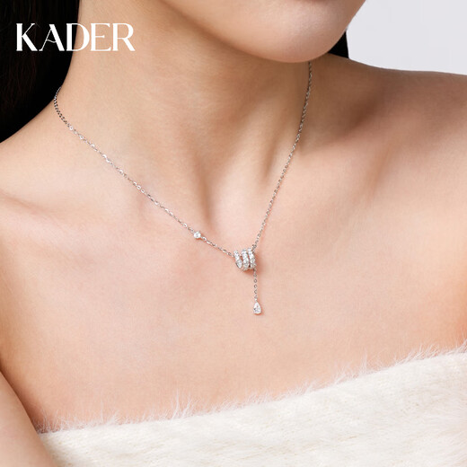 Catiro Spirit Snake Small Waist 925 Silver Necklace Female Pendant Clavicle Chain Zodiac Gift for Girlfriend 925 Silver-Spirit Snake Small Waist Necklace