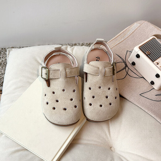 Ziweiqi Girl Princess Shoes Soft Sole Breathable Single Baby Berken 2025 Spring New Style 5009 Yellow 24:15.5cm
