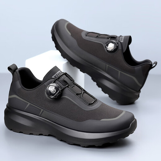 Sipuwang (Sipuwang) Zapatos de tendencia de jogging de jogging de venta de jogging transfronterizo 2025 zapatos de verano zapatos para hombres deportes casuales de montañismo al aire libre zapatos de tela transpirable LS3527 zapatos negros individuales 40 40