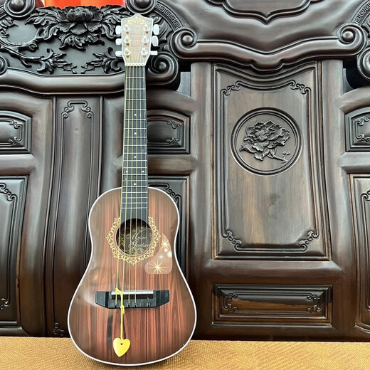 SCURU尤克里里新手入门吉他23寸专业初学者乐器成人尤克里里大学生礼物 69厘米红木色可调音可演奏