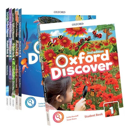 [Shop Hot Sale] Second Edition Oxford Discover Oxford Children's English Exploration Discover 123456 Natural Spelling Oxford Natural Spelling Textbook Level 2 [Full Set]