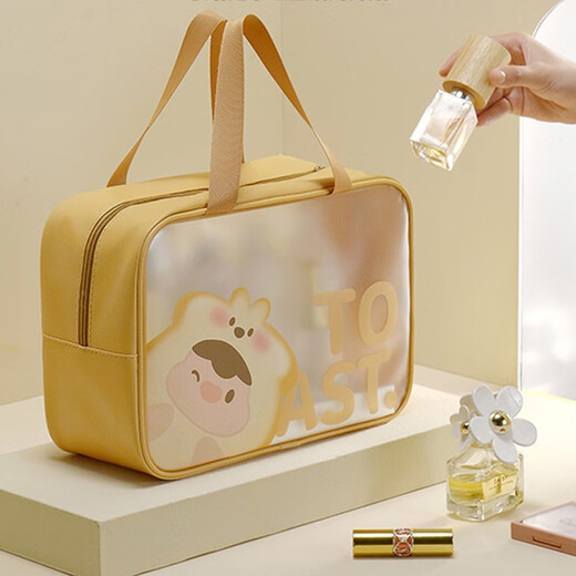 QDZX New High-Looking Travel Toilet Bag Women's Portable Waterproof Transparent Cosmetic Bag Cosmetics Organizing and Storage Bag 113