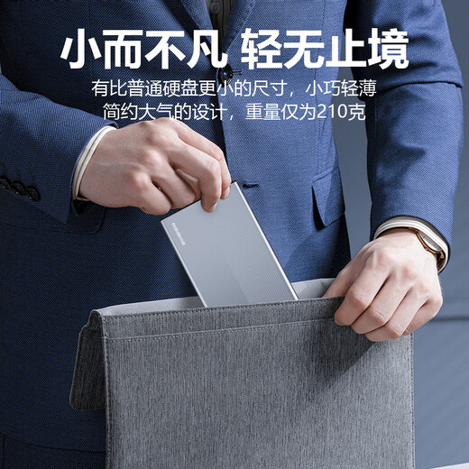 Flash 500 GB mobile Festplatte Typ-C Metall-Hochgeschwindigkeitsfestplatte 2,5 Zoll P2 externer Computer externe Festplatte zum Speichern von Daten, Fotos, Mobiltelefon und Computer mit doppeltem Verwendungszweck, 270 MB/s