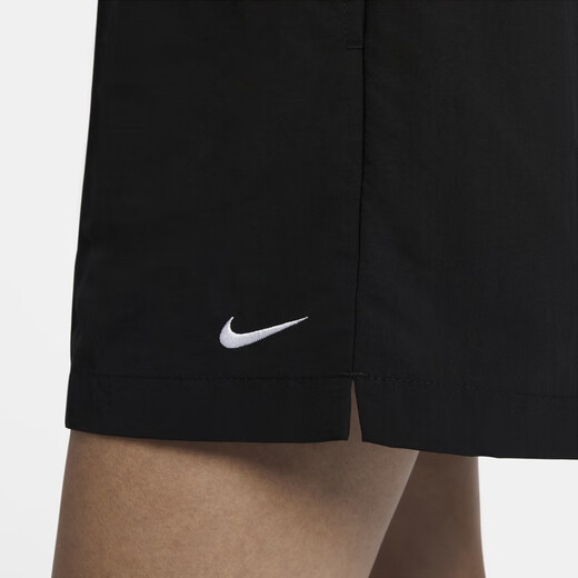 耐克（NIKE）官方EVERYTHING女子中腰短裤夏季运动裤梭织休闲FV6623 010黑/白 XL