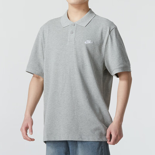 耐克（NIKE）运动套装男装 25夏季新款商务休闲翻领POLO衫短袖T恤 小脚裤长裤 FN3895-063+CZ6380-010 L