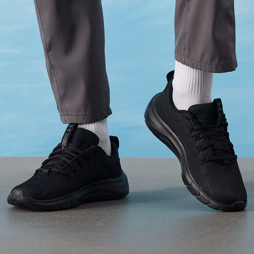 Under Armor Men's Shoes Outdoor Sports Shoes Cushioning Comfortable Breathable Casual Running Shoes Lightweight Fitness Training Shoes 3024880-002/ 42