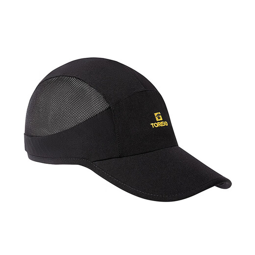 TOREAD Quick-drying hat Outdoor sports moisture-absorbing men and women universal breathable baseball cap sun-visible baseball cap TELK80570 black