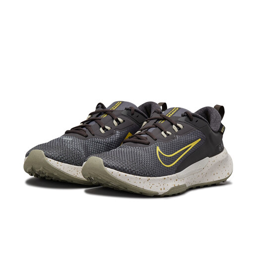 耐克（NIKE）官方JUNIPER TRAIL 2 GORE-TEX防水男子越野跑步鞋HM9734 200中灰/耀黄/沙漠卡其/幻影灰白 38.5