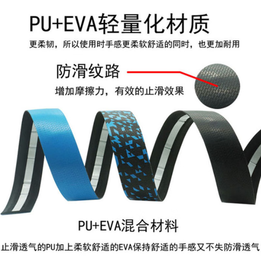 NPY road handlebar bandage bicycle handlebar strap non-slip sweat absorption shock absorption gradient hand wrapping tape handlebar tape two colors - black and white pair