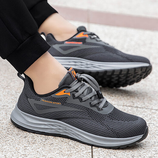 足力健老人鞋女平替春秋季中老年妈妈鞋防滑软底透气布鞋送长辈 8217深灰 【全新升级2025款】 41 【送袜子】