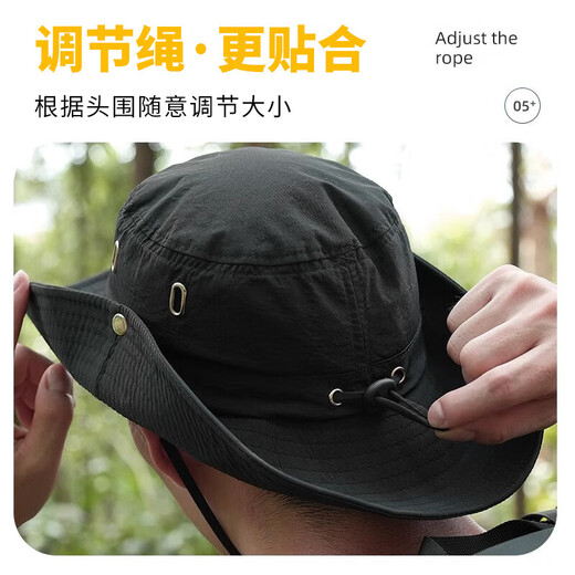 Pull back sun protection hat for men and women, summer quick-drying sun hat, outdoor cycling mountaineering hat, casual anti-UV fisherman hat, trendy