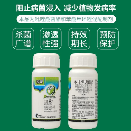 Ruiliang 40% pyrazole benzyl pyrazole ester, black spot anthracnose flower plant pesticide for fruit trees, 500g, one bottle per 2000Jin Jin is equal to 0.5kg of water