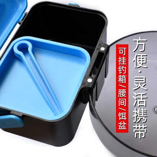 Red worm box moisturizing multi-functional high-end large fishing insulation earthworm rock fishing lugworm live bait preservation box fishing gear portable large earthworm box