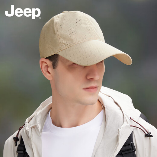 吉普（JEEP）帽子男棒球帽夏季网眼速干遮阳帽男女士鸭舌帽运动休闲登山太阳帽