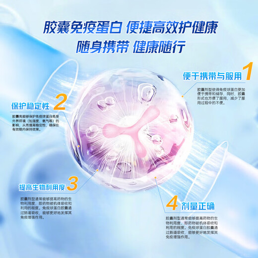 Aneoktur美国丙种球胶囊牛初乳免疫球蛋白增强免疫力儿童成人增强抵抗力 【呵护体质】两瓶装