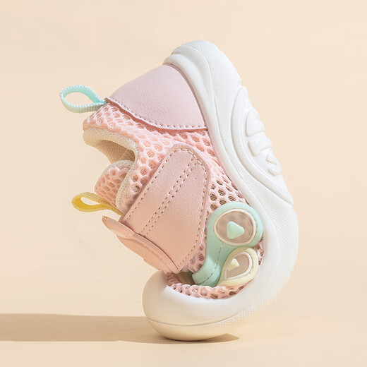 
Tombeck baby toddler shoes summer soft sole breathable functional shoes caterpillar sandals men and women baby shoes pink 17
