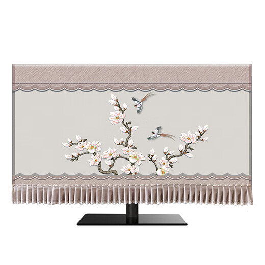 TV-Cover 100-Zoll-LCD-TV-Hanging 5560707580-Zoll chinesischer staubsicherer Abdeckungsmagnolien 60 Zoll (13780 cm)