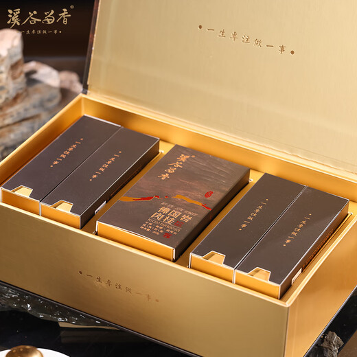 La vallée de la vallée de la série True Mai Foguoyan Cinnamon Wuyi Rock Tea Oolong Tea Melting Gift Box 100g