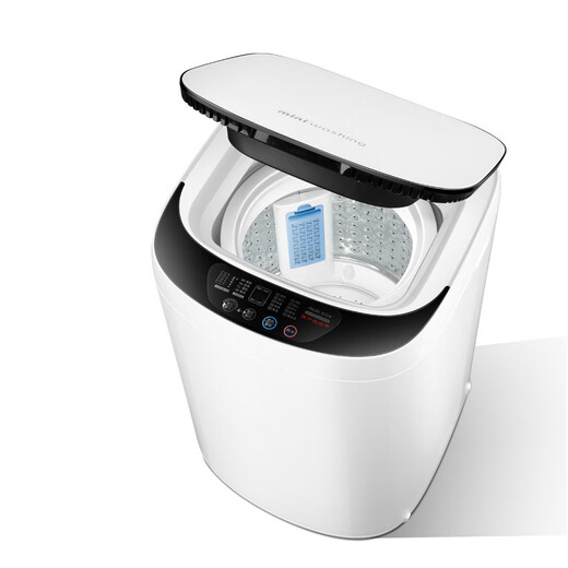 AUX mini washing machine, fully automatic small baby and children's baby underwear pulsator washing machine, with spin dryer, dryer, wash and remover, national supplement, 9KG wash capacity, white, wash and dryer