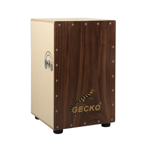 Geckogecko Boîte en bois gecko tambour carton