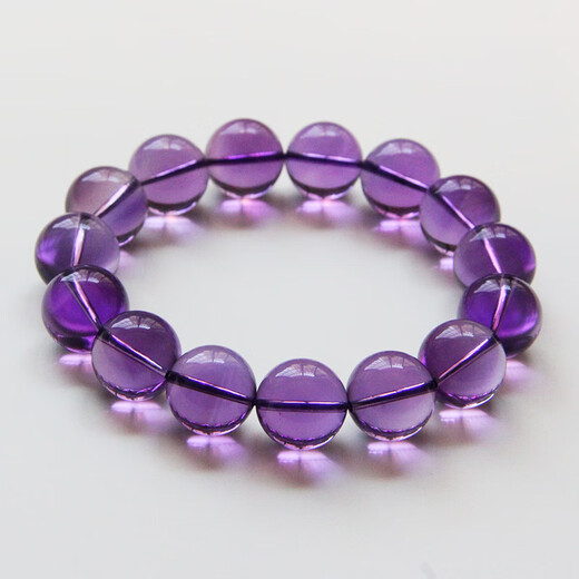 Drjefun Natural Amethyst Armband Brasilien Bolivien Uruguay Amethyst Armband Männer und Frauen Paar Style ein Bild ein Objekt Leichte Gelb H6626 9,5mm