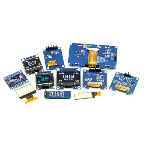 0.96-inch OLED display module SPI 1.3 0.91 LCD 12864 color screen 4-pin 6 ssd1306 0.96-inch 7-pin OLED display IIC/SPI yellow and blue two-color