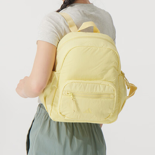 阿迪达斯（adidas）男包女包2025夏新款CESP BACKPACK 2双肩包KC1392 粉末黄|KC1392 NS
