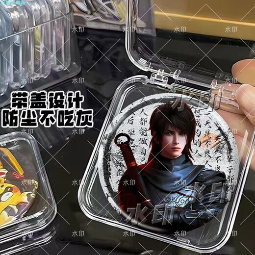 Li Xingyun et Ji Ruxue peignant The Bad Man dans le monde de Jianghu Style Double Flash Badges Flash Around Bar Chi Exquis Millet Bad Man-L6623 Li Xingyun 7 [Silver Onion] Double Flash Ba Chi + Box Box Box Box Box