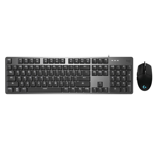 罗技（G）K845+G102有线机械键鼠套装电竞游戏办公通用RGB背光键盘鼠标 罗技K845红轴+G102黑色