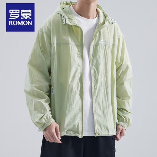 Luo Meng Ice Silk Sun Protection Jacket Men's 2025 Summer Thin Outdoor Fishing Quick-drying Large Size Cool Breathable Jacket Men's Clothes Light Gray L Size