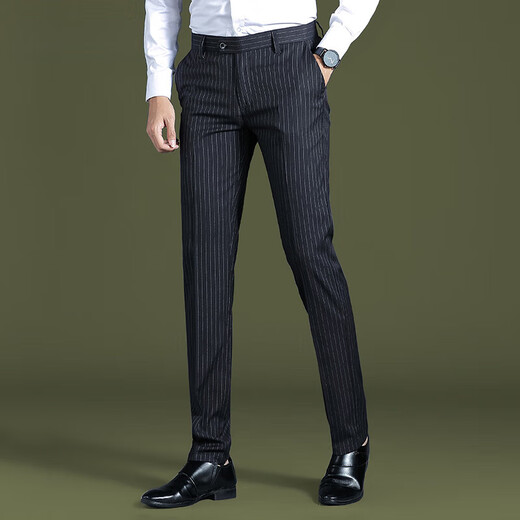 Gy Goldlion Striped Pants pour le nouveau pantalon Slim Slim Slim Slim Stretch Summer Business Business Casual Pantal