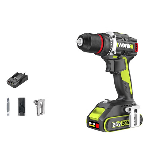 WU173 / WU361 Charge sans balais Impact à impact Drillage Lithium Tournevis à outil d'alimentation du tournevis Flash Flash Wu173 + WU3884.0 Double électrique + Charge rapide