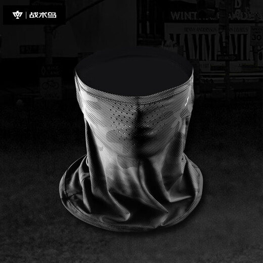 Tactical Bird Wide Puff丨Loose hanging ear summer sun protection mask full face anti-UV ice silk men's riding and fishing neck cover