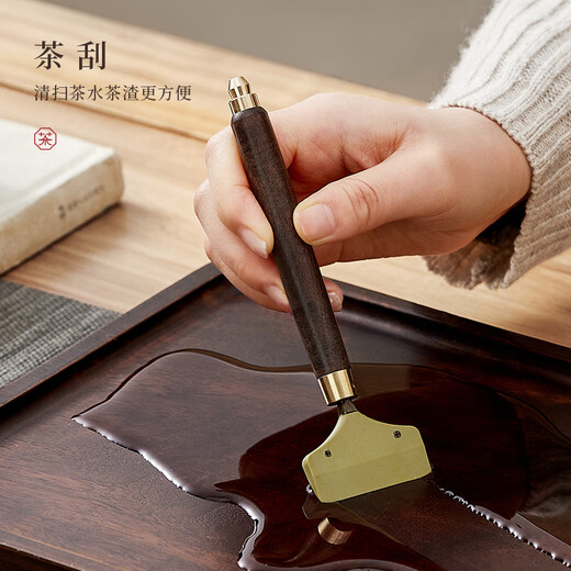 Wenbai Tea Ceremony Six Gentlemen Tea Set Accessories Tea Knife Clamp Spoon Brush Needle Kung Fu Tea Cylinder Three-piece Tea Table Cleaning Tool