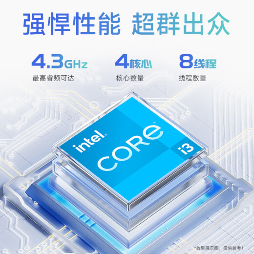 Host de computadora de escritorio de pescop de cinco colores para oficina comercial y máquina de juegos en el hogar (Core i3-12100f 16G 512G 4G Gaming Graphics Independent Graphics WIFI) 27 pulgadas